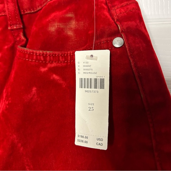 Anthropologie Pilcro The Annie Flocked High-Rise Straight-Leg Jeans - Picture 10 of 16